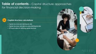 Capital Structure Approaches For Financial Decision Making Fin CD Editable Downloadable