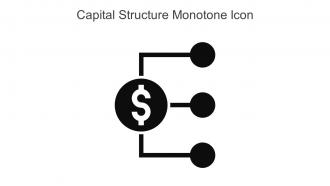 Capital Structure Monotone Icon In Powerpoint Pptx Png And Editable Eps Format