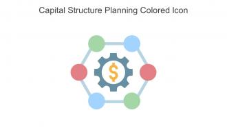 Capital Structure Planning Colored Icon In Powerpoint Pptx Png And Editable Eps Format