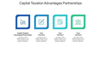 Capital taxation advantages partnerships ppt powerpoint presentation professional cpb