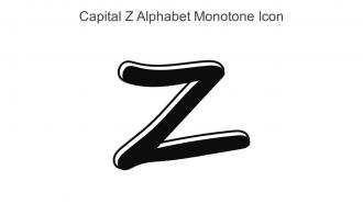 Capital Z Alphabet Monotone Icon In Powerpoint Pptx Png And Editable Eps Format