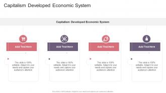 Capitalism Developed Economic System In Powerpoint And Google Slides Cpb