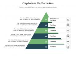 Capitalism vs socialism ppt powerpoint presentation pictures deck cpb