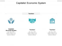 Capitalist economic system ppt powerpoint presentation layouts aids cpb