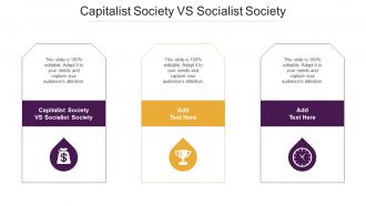 Capitalist Society Vs Socialist Society Ppt Powerpoint Presentation Inspiration Diagrams Cpb