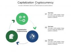 Capitalization cryptocurrency ppt powerpoint presentation summary icon cpb