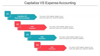 Capitalize VS Expense Accounting Ppt Powerpoint Presentation Infographics Cpb