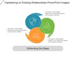 Capitalizing on existing relationships powerpoint images