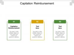 Capitation reimbursement ppt powerpoint presentation inspiration file formats cpb