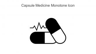 Capsule Medicine Monotone Icon In Powerpoint Pptx Png And Editable Eps Format