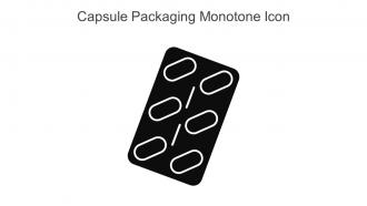 Capsule Packaging Monotone Icon In Powerpoint Pptx Png And Editable Eps Format