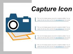 Capture icon 9 ppt slide examples