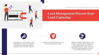 Capturing A Step In Lead Management Process Training Ppt