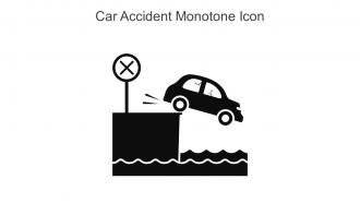 Car Accident Monotone Icon In Powerpoint Pptx Png And Editable Eps Format