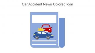 Car Accident News Colored Icon In Powerpoint Pptx Png And Editable Eps Format
