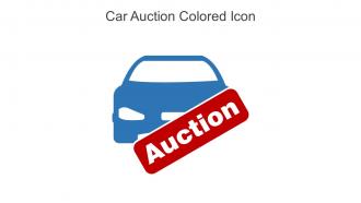 Car Auction Colored Icon In Powerpoint Pptx Png And Editable Eps Format