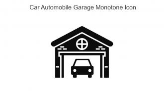 Car Automobile Garage Monotone Icon In Powerpoint Pptx Png And Editable Eps Format