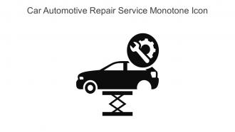 Car Automotive Repair Service Monotone Icon In Powerpoint Pptx Png And Editable Eps Format
