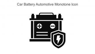 Car Battery Automotive Monotone Icon In Powerpoint Pptx Png And Editable Eps Format