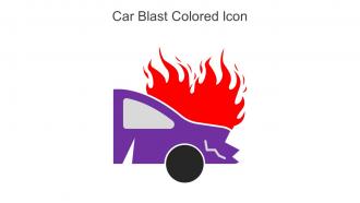 Car Blast Colored Icon In Powerpoint Pptx Png And Editable Eps Format