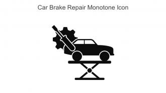 Car Brake Repair Monotone Icon In Powerpoint Pptx Png And Editable Eps Format