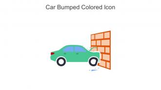 Car Bumped Colored Icon In Powerpoint Pptx Png And Editable Eps Format