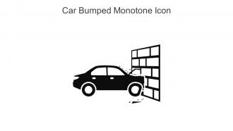 Car Bumped Monotone Icon In Powerpoint Pptx Png And Editable Eps Format