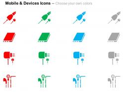Car charger batteries chargers hands frees ppt icons graphics