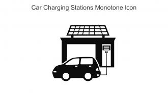 Car Charging Stations Monotone Icon In Powerpoint Pptx Png And Editable Eps Format