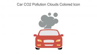 Car CO2 Pollution Clouds Colored Icon In Powerpoint Pptx Png And Editable Eps Format
