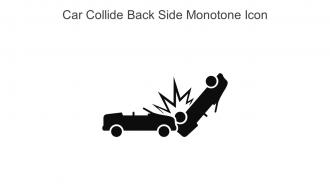 Car Collide Back Side Monotone Icon In Powerpoint Pptx Png And Editable Eps Format
