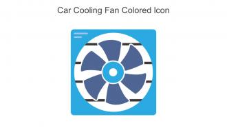 Car Cooling Fan Colored Icon In Powerpoint Pptx Png And Editable Eps Format