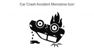 Car Crash Accident Monotone Icon In Powerpoint Pptx Png And Editable Eps Format