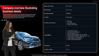 Car Dealership Company Overview Powerpoint Ppt Template Bundles BP MM Best Ideas