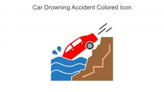 Car Drowning Accident Colored Icon In Powerpoint Pptx Png And Editable Eps Format