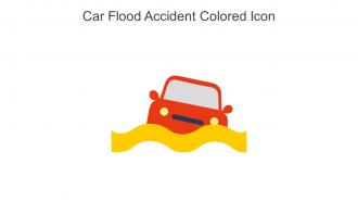 Car Flood Accident Colored Icon In Powerpoint Pptx Png And Editable Eps Format