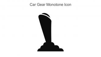 Car Gear Monotone Icon In Powerpoint Pptx Png And Editable Eps Format