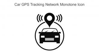 Car Gps Tracking Network Monotone Icon In Powerpoint Pptx Png And Editable Eps Format
