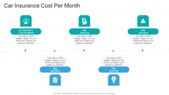 Car Insurance Cost Per Month In Powerpoint And Google Slides Cpb
