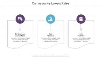 Car Insurance Lowest Rates In Powerpoint And Google Slides Cpb