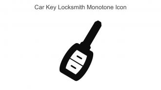 Car Key Locksmith Monotone Icon In Powerpoint Pptx Png And Editable Eps Format