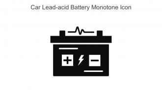 Car Lead Acid Battery Monotone Icon In Powerpoint Pptx Png And Editable Eps Format
