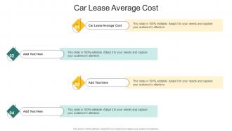 Car Lease Average Cost In Powerpoint And Google Slides Cpb
