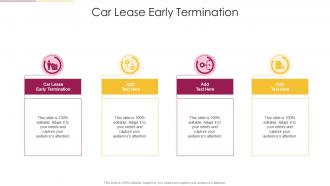 Car Lease Early Termination In Powerpoint And Google Slides Cpb