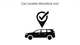 Car Location Monotone Icon In Powerpoint Pptx Png And Editable Eps Format
