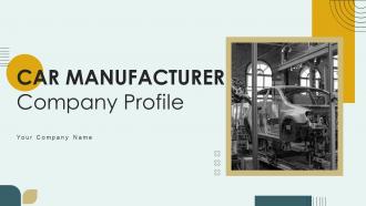 Car Manufacturer Company Profile Complete Deck CP CD V