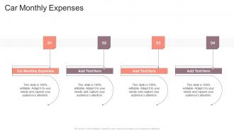 Car Monthly Expenses In Powerpoint And Google Slides Cpb