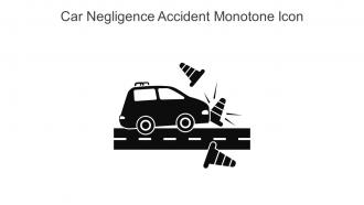 Car Negligence Accident Monotone Icon In Powerpoint Pptx Png And Editable Eps Format