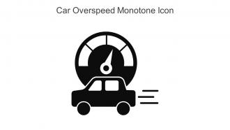 Car Overspeed Monotone Icon In Powerpoint Pptx Png And Editable Eps Format