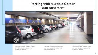 Car Parking Indicator Signboard Employee Basement Highlighted